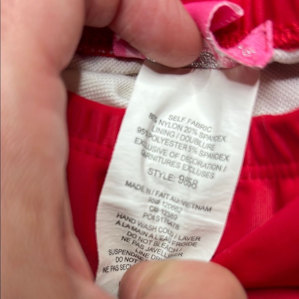 Isobella & Chloe Blue and Red Ruffle Bikini - Picture 7 of 10